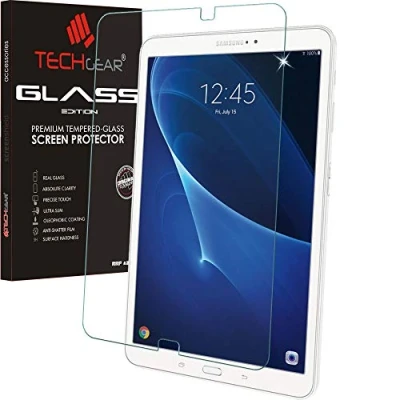 Abbildung von TECHGEAR Matt Schutzfolie kompatibel mit Samsung Galaxy Tab A 6 10,1 2016/2018 (SM T580 Serie) MATTE Blendschutz Auflage, Original gehärtetes Glas Displayschutzfolie