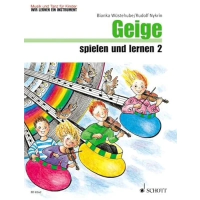 Abbildung von Geige spielen und lernen: Band 2. Violine. Schülerheft. (Musik Tanz für Kinder Wir lernen ein Instrument)