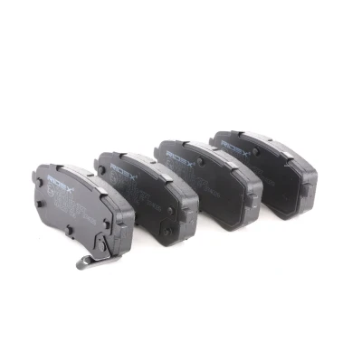 Abbildung von RIDEX 402B0113 Bremsbelagsatz Hinterachse mit akustischer Verschleißwarnung KIA: Picanto I, II, Kasten / Schrägheck, HYUNDAI: i10 I