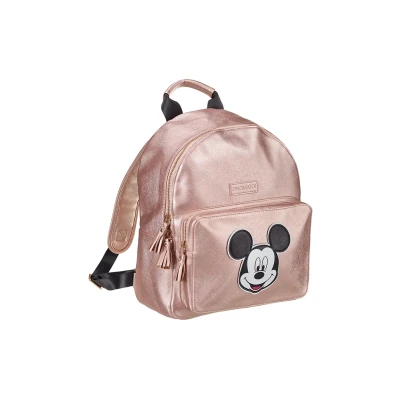 Abbildung von Mickey &amp; Minnie Tagesrucksack, Größe: One Size, Rosegold