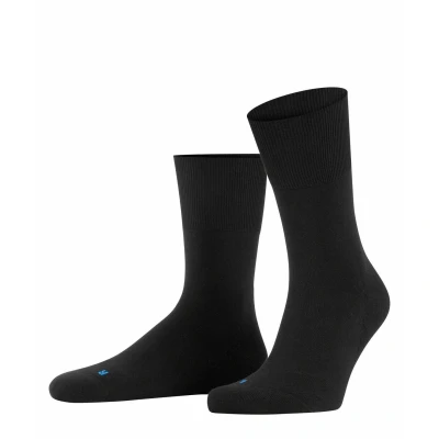 Abbildung von FALKE Unisex Run U Sso Baumwolle Funktionsmaterial Einfarbig Socken , Schwarz Black 3000, 46 48