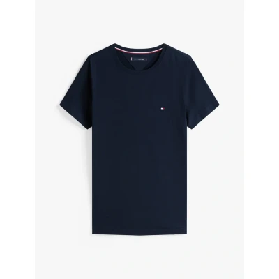 Abbildung von Tommy Hilfiger CORE Stretch SLIM NECK TEE Tshirt basic, Herren, Größe: XS, Desert sky
