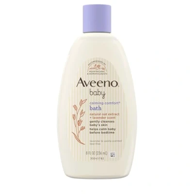 Abbildung von Aveeno Baby Calming Comfort Bath, Lavender and Vanilla, 8 Ounce (Pack of 2) by BEAUTY (English Manual)