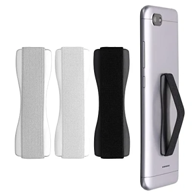 Abbildung von kwmobile Smartphone Fingerhalter 3 Set Fingerhalter, (1 tlg., Handy Halter Griff Halterung Einhandbedienung 3x Handyhalter)