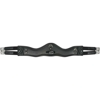 Abbildung von Horka Sattelgurt Schwarz/Silber 110cm