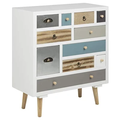 Abbildung von AC Design Furniture Suwen Kommode, B: 70 x T: 32 H: 81 cm, Mehrfarbig, Holz, 1 Stk