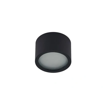 Abbildung von Arcchio Nieva Downlight, GX53, rund, schwarz