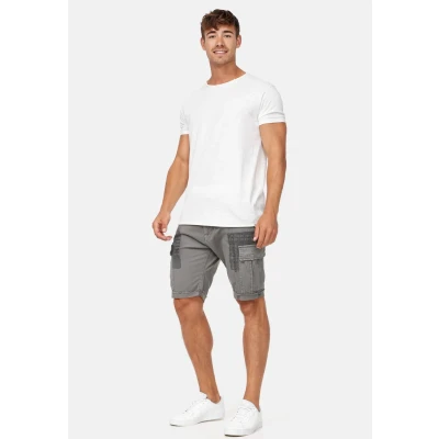 Abbildung von Indicode Jeans Jaramillo Shorts, Herren, Größe: XL, Pewter