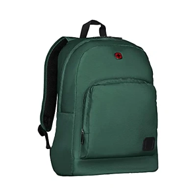 Abbildung von Wenger 610197 CRANGO Laptop Rucksack für Notebooks bis zu 16 Zoll, Gepolstertes Fach und Essentials Organizer, Grün (27 Liter)