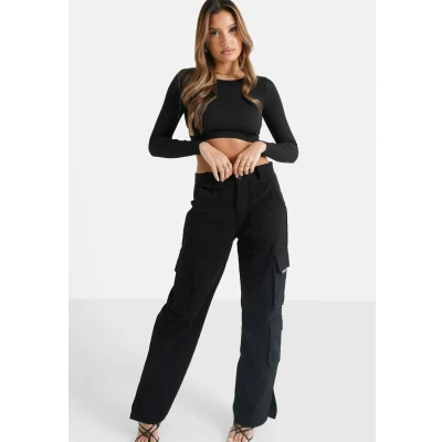 Abbildung von Sixth June Monochrom Langarmshirt, Damen, Größe: XS, Black
