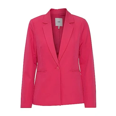Abbildung von ICHI Ixlexi BL Blazer, Damen, Größe: 42, Fuchsia purple