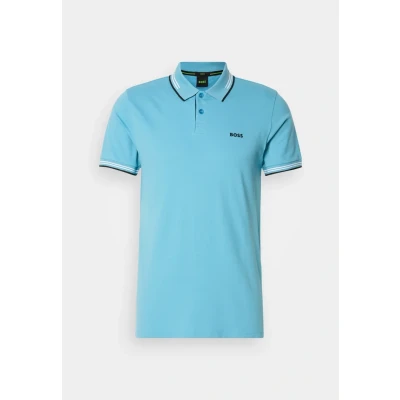 Abbildung von BOSS PAUL Poloshirt, Herren, Größe: XS, Light pastel blue