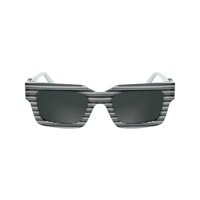 Abbildung von Karl Lagerfeld Unisex KL6182S 008 Gläser SONNENBRILLEN Acetat Schwarz Quadratisch Normal