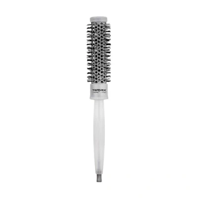 Abbildung von Termix C·Ramic thermische Rundhaarbürste. Keramik Technologie, die dem Haar zusätzlichen Glanz verleiht und Frizz verhindert. Farbe: Transparent. Durchmesser: 23 cm 23/37 mm