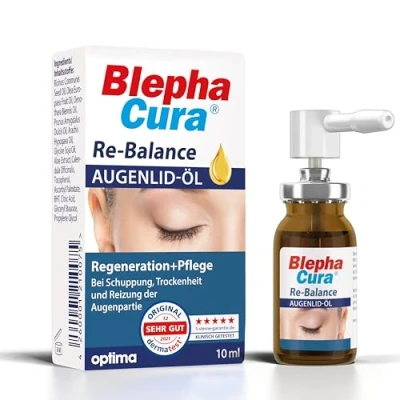 Abbildung von BlephaCura Re Balance Augenlid Öl 10 ml mit Auszügen von Aloe Vera, Zur sanften Pflege trockener und gereizter Haut am Augenlid, für die Augen