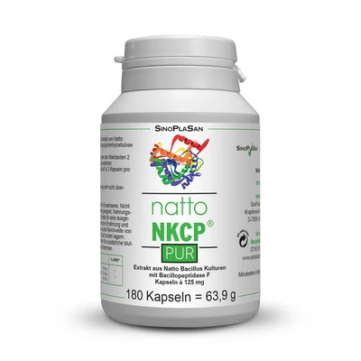 Abbildung von Natto NKCP PUR 125 mg Kapseln 180 St