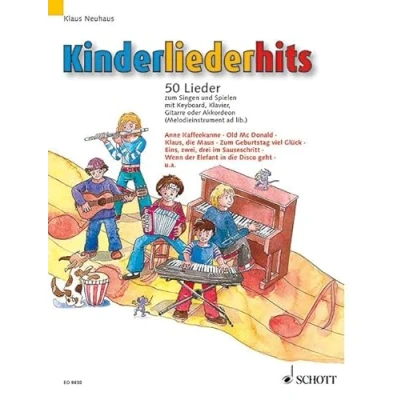Abbildung von Kinderliederhits: 50 Lieder zum Singen und Spielen. Gesang Klavier, Keyboard, Gitarre oder Akkordeon (Melodie Instrument ad libitum).