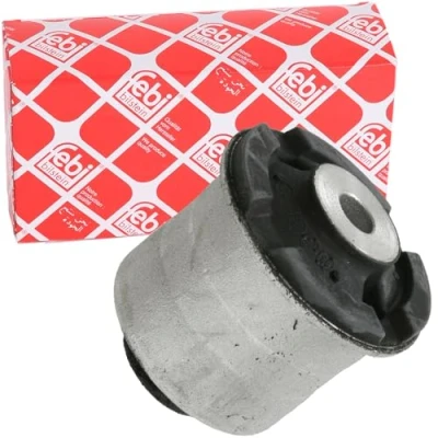 Abbildung von FEBI BILSTEIN 22654 Querlenkerlager Vorderachse oben, beidseitig Gummi MERCEDES BENZ: CLS Coupe, E Klasse Limousine, T modell