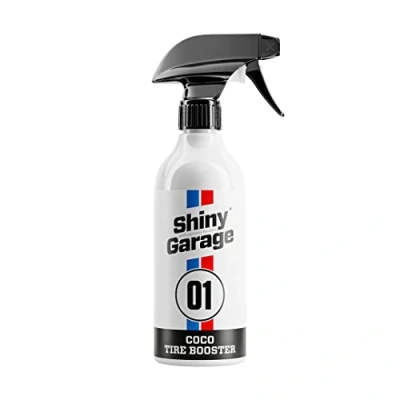 Abbildung von Shiny Garage Felgenreiniger “Coco Tire Booster 500 ml Sprühflasche Reifenglanzspray Für Felgenpflege Felgen Reinigung Reifenpflege