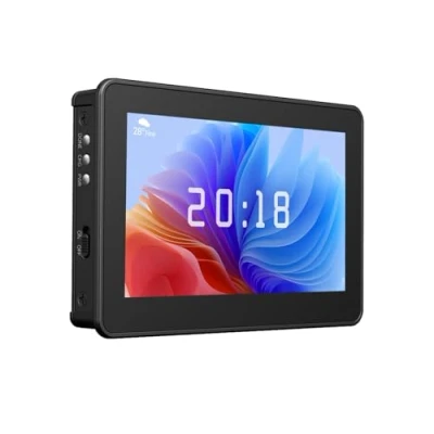 Abbildung von ESP32 S3 4.3 Zoll LCD Touchscreen Entwicklungsboard mit 800x480 65K RGB Bildschirm 5 Punkt Touch Display Gehäuse, Unterstützung 2.4GHz Wi Fi&amp;Bluetooth 5, 32 Bit LX7 Dual Core Prozessor