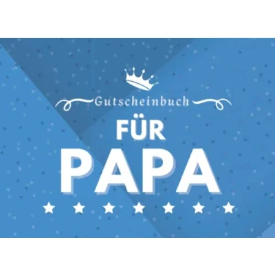 Abbildung von Gutscheinheft zum Selber Ausfüllen für Papa: Vatertag Buch Geschenkideen Leeres Gutscheinbuch Vater Verschenken Geburtstag