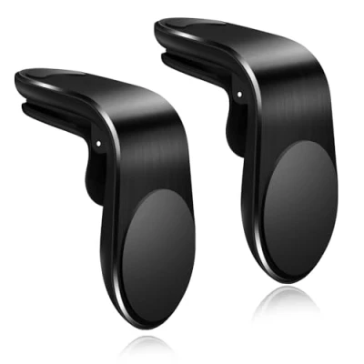 Abbildung von Auto Handyhalterung Magnet KFZ Handy Halterung Lüftung Car Handyhalter Smartphone Autohalterung fürs iPhone Samsung Huawei LG usw 2 Stücke