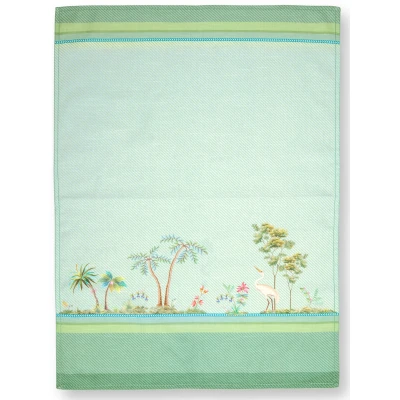 Abbildung von PIP STUDIO Jolie Heron Geschirrtuch Small Green 50x70 cm