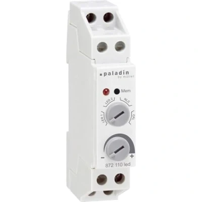 Abbildung von paladin 872110led 230V 50Hz, Universaldimmer für die Hutschiene, geeignet dimmbare LED , Glüh Halogen und Energiesparlampen