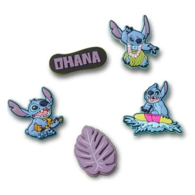 Abbildung von Crocs Stitch Tropical Unisex 5 PACK Sonstige Accessoires für Kinder, Größe: One Size, Multi
