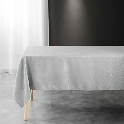 Abbildung von Douceur d&#039;Intérieur, Tischdecke, rechteckig, 140 x 240 cm, Lolly, Jacquard, Grau