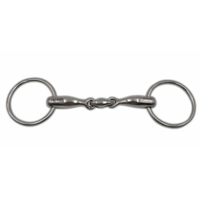 Abbildung von AMKA Wassertrense doppelt gebrochen massiv Edelstahl Stärke 18 mm