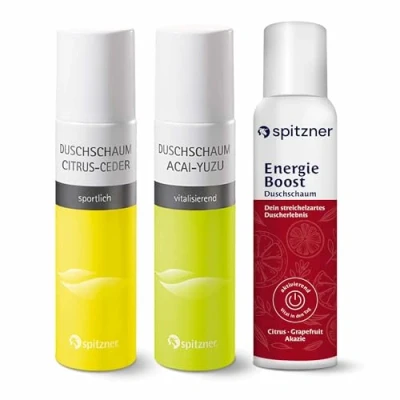 Abbildung von Spitzner Sauna Aufgussset Duschschaum Set Power 3x 150 ml Duschschäume sanft