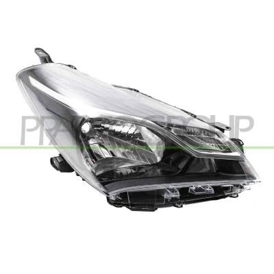 Abbildung von PRASCO TY3304803 Scheinwerfer rechts H4 schwarz ohne Stellmotor für LWR TOYOTA: Yaris III Schrägheck