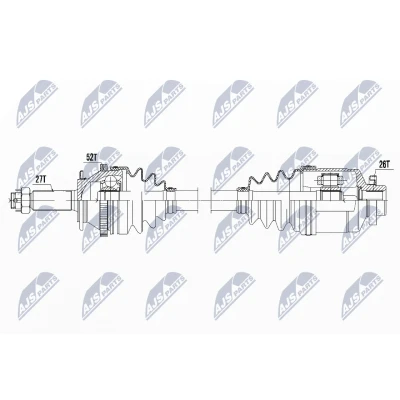 Abbildung von Antriebswelle NTY NPW HY 526