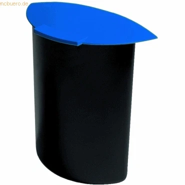 Abbildung von 5 x Han Abfalleinsatz Moon mit Deckel 6 Liter für 1834 schwarz/blau