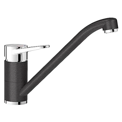 Abbildung von BLANCO WEGA II Küchenarmatur in anthrazit/chrom Hochdruck Rückflussverhinderer Keramik Kartusche Gesicherte Wasserqualität &amp; wassersparend