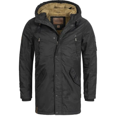 Abbildung von Indicode Jeans Bardsley Wintermantel, Herren, Größe: XL, Black