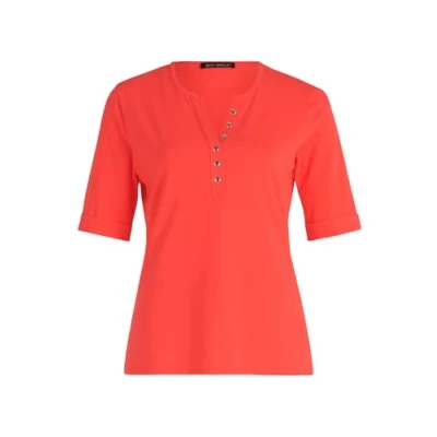 Abbildung von Betty Barclay MIT Knopfen Tshirt basic, Damen, Größe: 36, Poppy red
