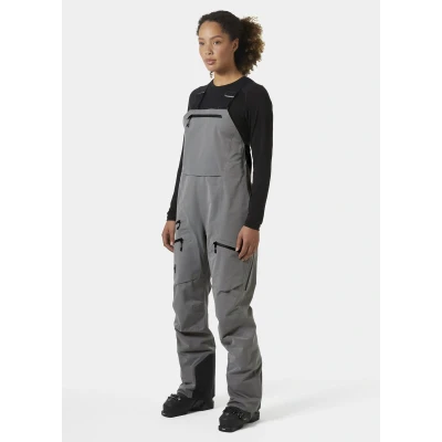 Abbildung von Helly Hansen Women Elevation Infinity Shell Bib Pant Rock Größe L