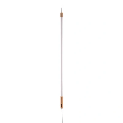 Abbildung von SELETTI LED Leuchte Linea, weiß, Holzdetails, universal