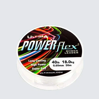 Abbildung von Ultima Powerflex Hohe Festigkeit Schlagschnur 50m Spule, Transparent, 0.65mm 50.0lb/23.0kg