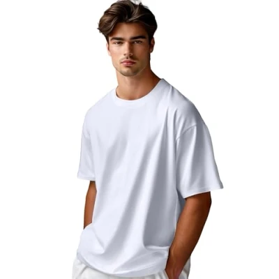 Abbildung von Reichstadt Oversize Shirt Casual T 24RS058 White L in kräftigen Farben