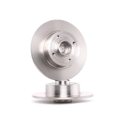 Abbildung von BREMBO BEARING DISC LINE 08.A141.17 Bremsscheibe 240 8 4 voll mit Radlagersatz, ABS Sensorring RENAULT: Modus / Grand Modus, Wind, TWINGO 2
