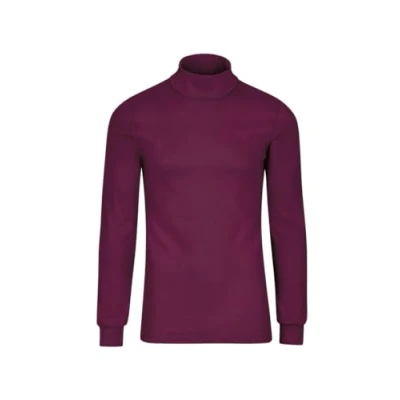 Abbildung von Trigema Damen Rollkragenpullover 585010, Rot (Sangria 089), 48 (Herstellergröße: XL)