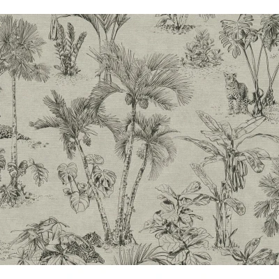 Abbildung von A.S. Création Vliestapete &quot;Cuba&quot;, floral botanisch tropisch, Waldtapete Tapete Dschungel Tapeten Wohnzimmer Schlafzimmer Küche Flur