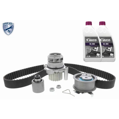 Abbildung von VAICO V10 50105 Wasserpumpe + Zahnriemensatz mit Kühlmittel, Befestigungsmaterial 120 VOLKSWAGEN: Golf Plus / Crossgolf, Touran I