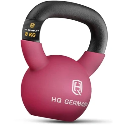 Abbildung von HQ Germany® Neopren Kettlebell Vollguss 2 32kg Starter Sets ±2,0% Gewichtstoleranz, Gewicht:08KG