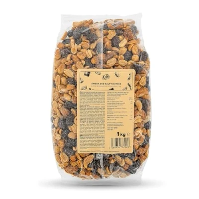 Abbildung von KoRo Sweet and Salty Nutmix 1 kg Salzig süße Nussmischung Erdnüsse, Cashewkerne und dunkle Schokolade Ausgefallenes Studentenfutter