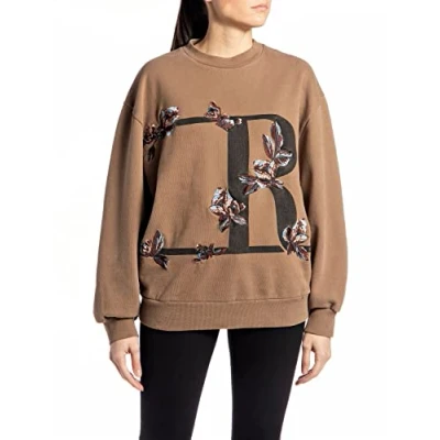 Abbildung von Replay Sweatshirt, Damen, Größe: Small, Brown
