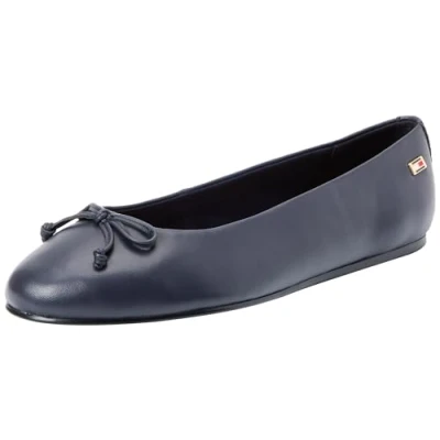 Abbildung von Tommy Hilfiger Essential CHIC Klassischer Ballerina, Damen, Größe: 36, Space blue Schuhe